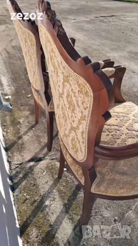 Кресла ретро масив орех №057, снимка 9 - Запалки - 52526473