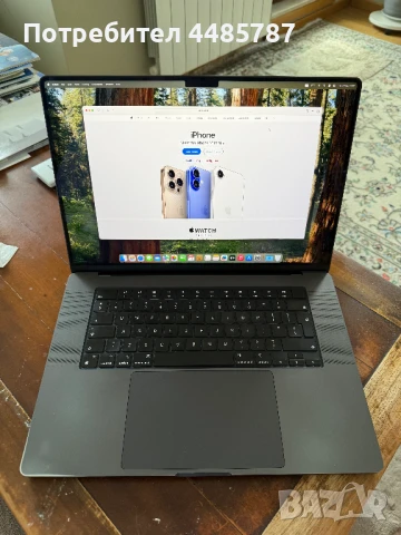 MacBook Pro 16-inch (M3 Max), 36GB RAM, 1TB SSD, снимка 1