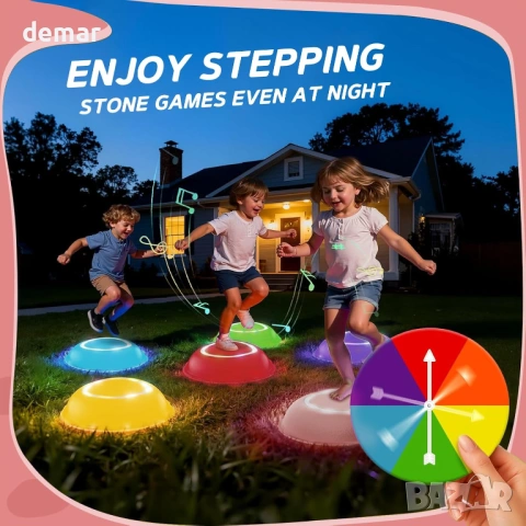 Детски стъпала, неплъзгащи се и издръжливи сензорни играчки, стъпала за баланс, 3-5 години, снимка 4 - Образователни игри - 53411302