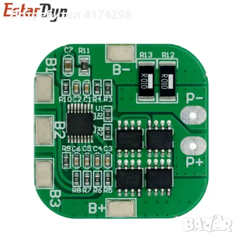 4S 14.8V / 16.8V 20A Пикова литиево-йонна BMS платка за защита на батерията Bms Pcm за литиеви L, снимка 2 - Друга електроника - 56168837