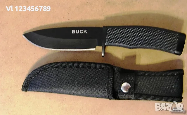 Нож оцеляване Бук/ Buck 105x220 - черен, снимка 2 - Ножове - 52122472