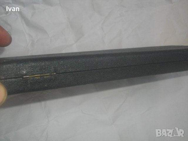 Старинна Кутия За Шублер - Дървена с Кожа и Метални Копчалки-330х110х25мм-Немска, снимка 18 - Антикварни и старинни предмети - 44183957