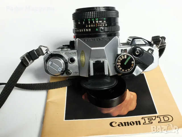 ОБИЧАНИЯТ "CANON AE-1 program'' перфектен филмов апарат, снимка 2 - Фотоапарати - 56169208