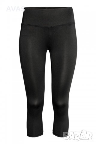 Нов -30% спортен клин M размер H&M черен със сребърно, снимка 3 - Клинове - 35758674