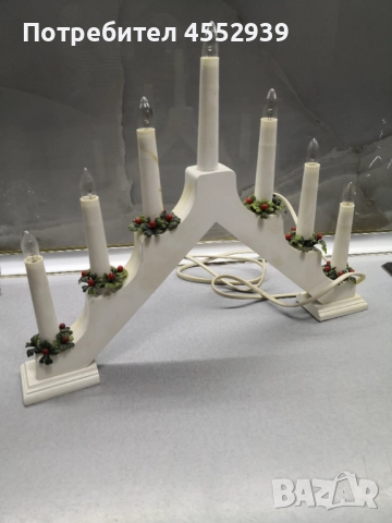 Светещи дървени коледни пирамиди , снимка 2 - Декорация за дома - 52445196