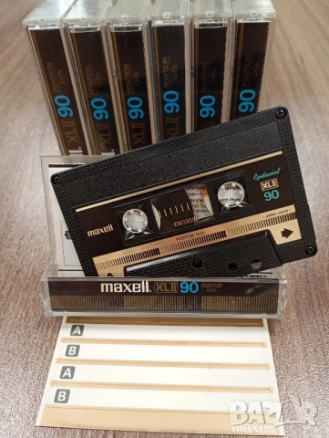 Maxell Black XL II 90 Epitaxial хромни аудио касети