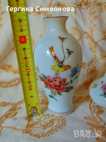 Две стари китайски вазички, снимка 6 - Вази - 51735456
