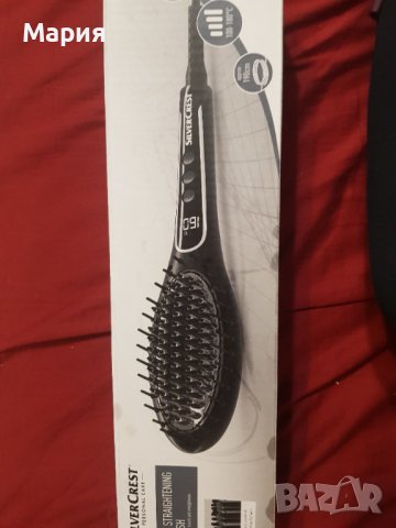 Четка за изправяне на коса-Silvercrest, снимка 4 - Преси за коса - 41425249