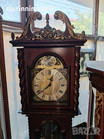 Красив паркетен часовник , снимка 9 - Антикварни и старинни предмети - 50835180