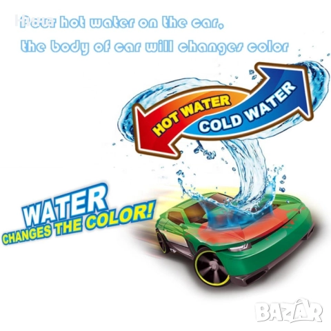 Автомивка с вода и кола сменяща цвета - FIRE DEPT. 🚒, снимка 6 - Коли, камиони, мотори, писти - 52620665