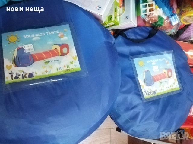 палатка с тунел, снимка 2 - Играчки за стая - 52691382