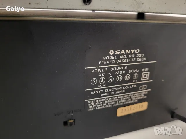 Sanyo JA200, JT230L, RD220 усилвател, тунер, касетен дек, снимка 7 - Аудиосистеми - 48446557