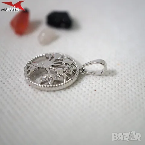 Висулка с платинено покритие 241138, снимка 2 - Колиета, медальони, синджири - 55775371
