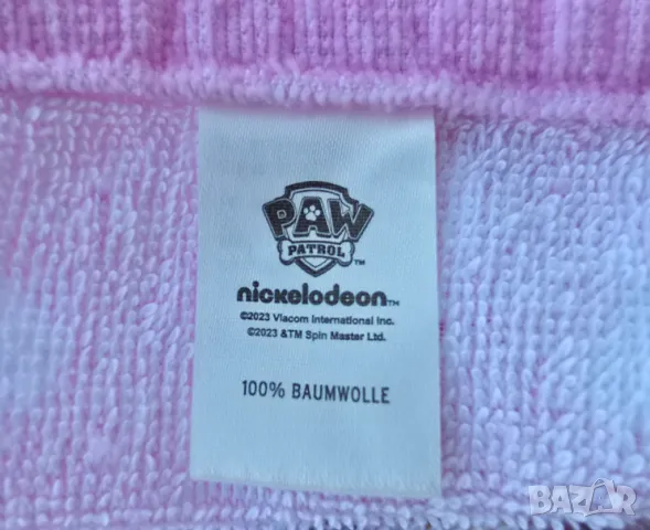 Детско пончо Skye PAW Patrol 1-4 години, снимка 3 - За банята - 50271431