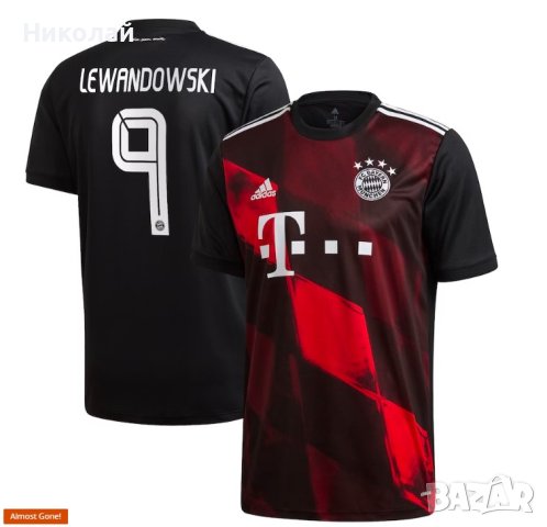 ADIDAS BAYERN MUNICH 2021 CHAMPIONS LEWANDOWSKI ORIGINAL SOCCER JERSEY