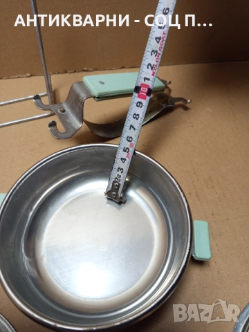 Комплект Соц Стара Съдинка За Храна Неръждаеми Купички Школички. , снимка 12 - Антикварни и старинни предмети - 51912836