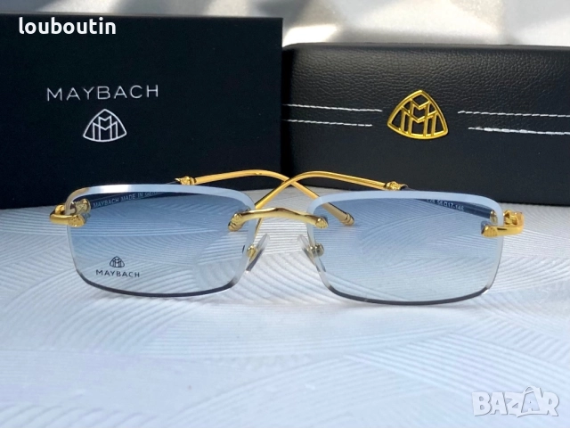 Мъжки слънчеви очила правоъгълни 3 цвята Maybach, снимка 6 - Слънчеви и диоптрични очила - 51706540