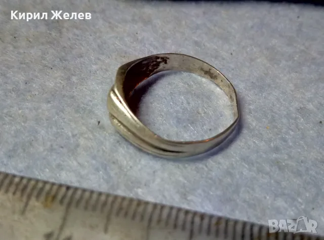 СТЪР СКЪПОЦЕНЕН АНГЛИЙСКИ СРЕБЪРЕН ПРЪСТЕН СРЕБРО 925 с ЮВЕЛИРНО ФАСЕТИРАНИ ЦИРКОНИ 47570, снимка 7 - Пръстени - 48901726