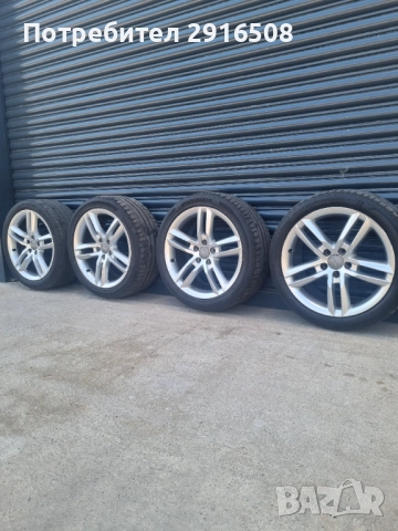 Оригинални Ауди джанти 18 с гуми дот 22, снимка 4 - Гуми и джанти - 51500693