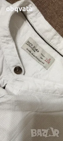 Детска  бяла риза Zara, снимка 2 - Детски ризи - 56046892