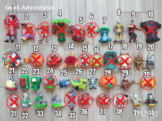 McDonalds Toys / Макдоналдс Играчки от 90те Винтидж Колекционерски, снимка 2 - Колекции - 46745216