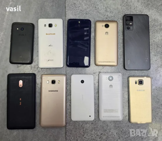 (ЛОТ 2)10 броя мобилни телефона от различни марки – Nokia, Samsung, LG, Sony, HTC, Huawei и Alcatel, снимка 2 - Резервни части за телефони - 55850448