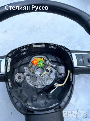  мулти волан S LINE audi a8 s8 d3 5.2 450hp facelift 2009г цена 110 евро   - волан с еърбег и бутони, снимка 3 - Части - 53557898