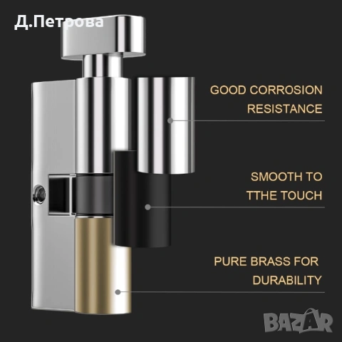 Секретен патрон за врата с 5 ключа, снимка 4 - Други - 53647963