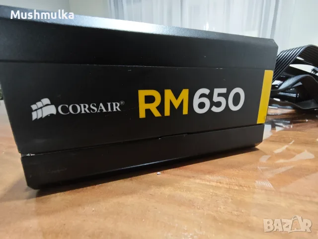 Продавам работещо захранване Corsair RM650 (80 Plus Gold), снимка 11 - Захранвания и кутии - 56244896