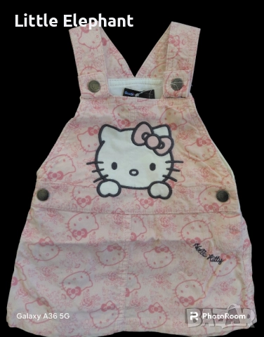 Рокличка "Sanrio Hello Kitty" за момиченце на 12-18 мес,Англия/нова