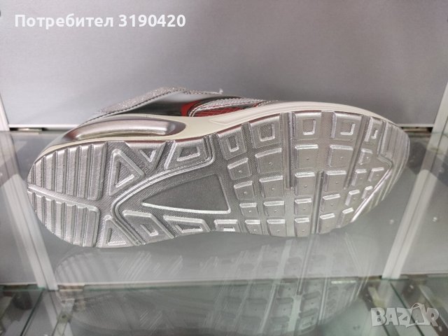 Сребърна дамска модерна маратонка, снимка 2 - Маратонки - 42078477