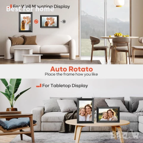 10.1-инчова WiFi цифрова фоторамка, снимка 8 - Други - 51123363