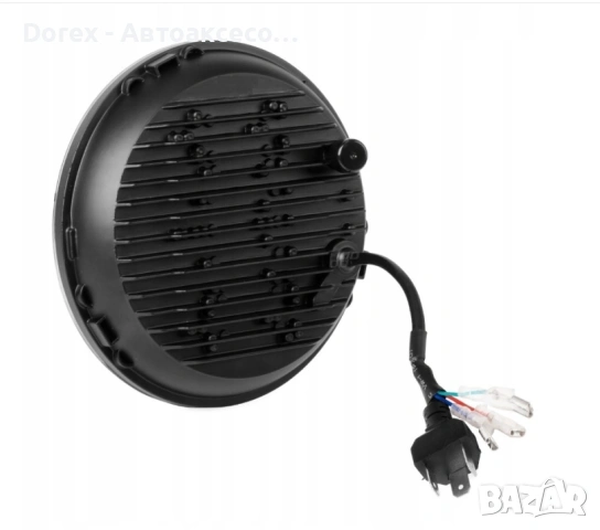 Комплект LED фарове 7" (18 см) – къси/дълги, DRL, мигач и RGB подсветка, снимка 6 - Аксесоари и консумативи - 53780906