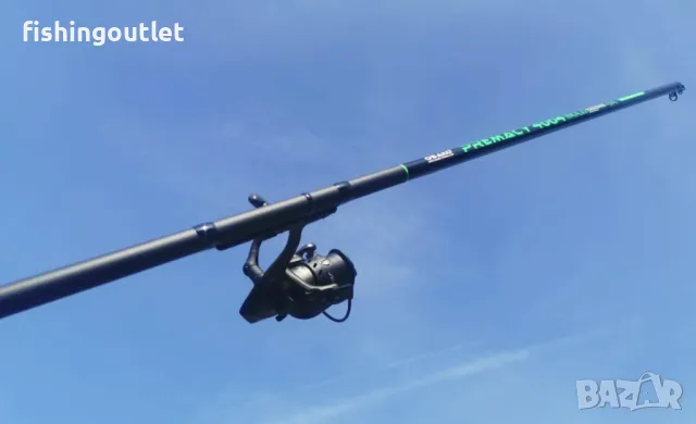 Комплект карбоново болонезе ( 4 и 5мт) + макара 6 лагера и корда