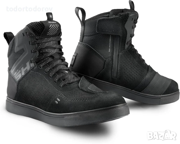 Дамски мото кецове обувки ботуши SHIMA REBEL 2.0 VENTED LADY GRAY