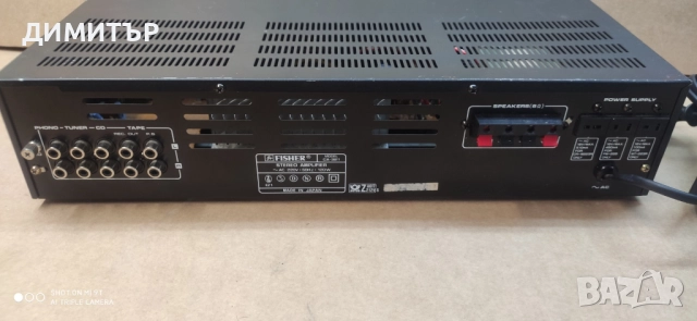 Усилвател FISHER CA-321 , снимка 8 - Ресийвъри, усилватели, смесителни пултове - 51772383