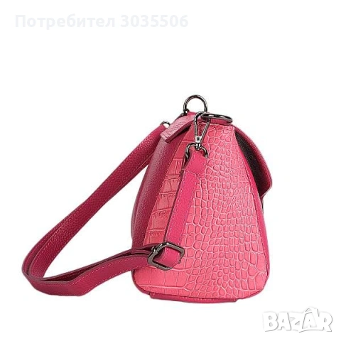 Нова дамска чанта ест. кожа, снимка 7 - Чанти - 53858811