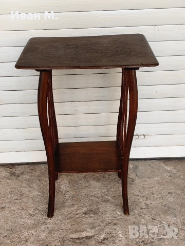 винтидж дървена масичка , снимка 5 - Маси - 53521412