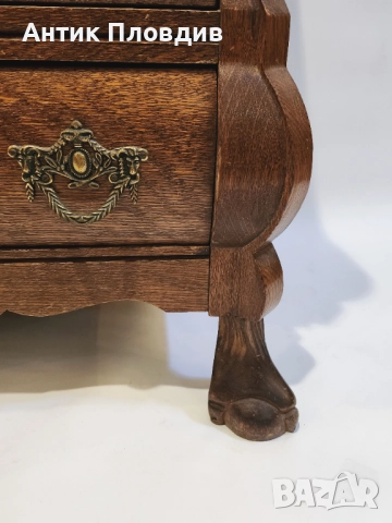 Класически скрин с извити профили, снимка 4 - Скринове - 52737418