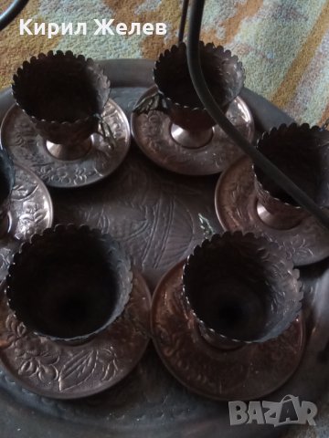 Стар меден сервиз турски 504060, снимка 2 - Декорация за дома - 34304997