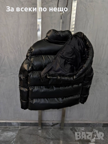 Burberry Мъжко Оригинално Черно Зимно Яке С Качулка Код A1148, снимка 4 - Якета - 52592815