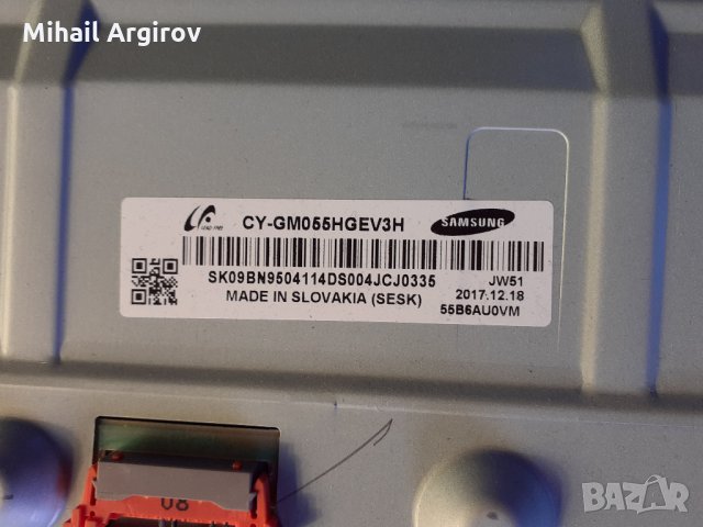 SAMSUNG UE 55MU6172U-LMHS BN44-00807F-BN41-0256B, снимка 4 - Части и Платки - 34273961