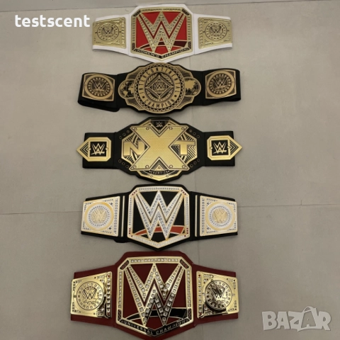 Шампионски пояс WWE Championship световната титла в кеча Mattel детски belt колан World Heavyweight, снимка 7 - Други - 48747634