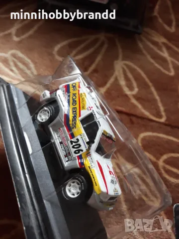 Mitsubishi Pajero  Renault Megane Citroen ZX  Rally Dakar 1996 1998 2000 1.43 Scale , снимка 13 - Колекции - 50324463