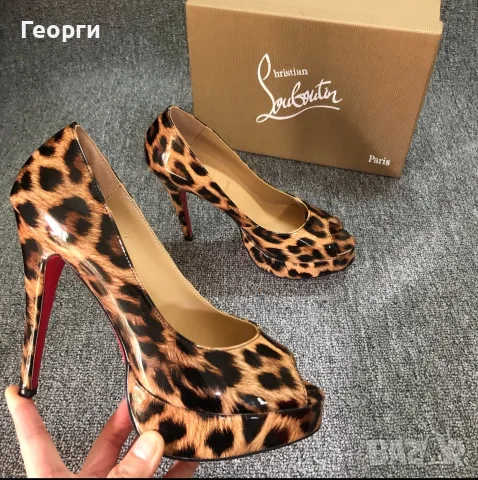 Дамски обувки/токчета Christian Louboutin Fetish Leopard 35-42 номер
