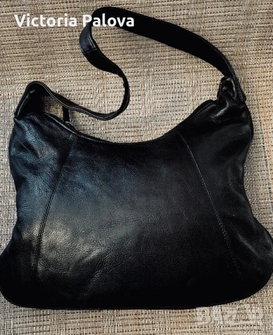 Черна кожена чанта, снимка 9 - Чанти - 50968531