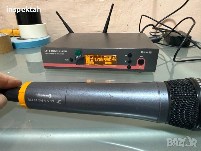 Sennheiser ew 100-945 G3-1G8 1785-1800MHz, снимка 4 - Микрофони - 53719885