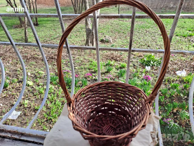  голяма раз 32/25   плетена кошница подсилена  , снимка 18 - Други стоки за дома - 40603855