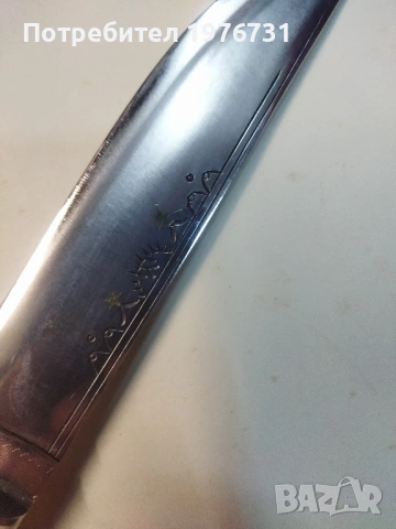 Нож на майстор ножар бай Добри от Варна., снимка 6 - Ножове - 53141820