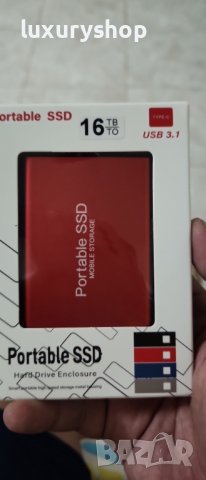 БЕЗПЛАТНА ДОСТАВКА Преносим оригинален високоскоростен 16TB SSD външен твърд диск USB3.1 интерфейс, 